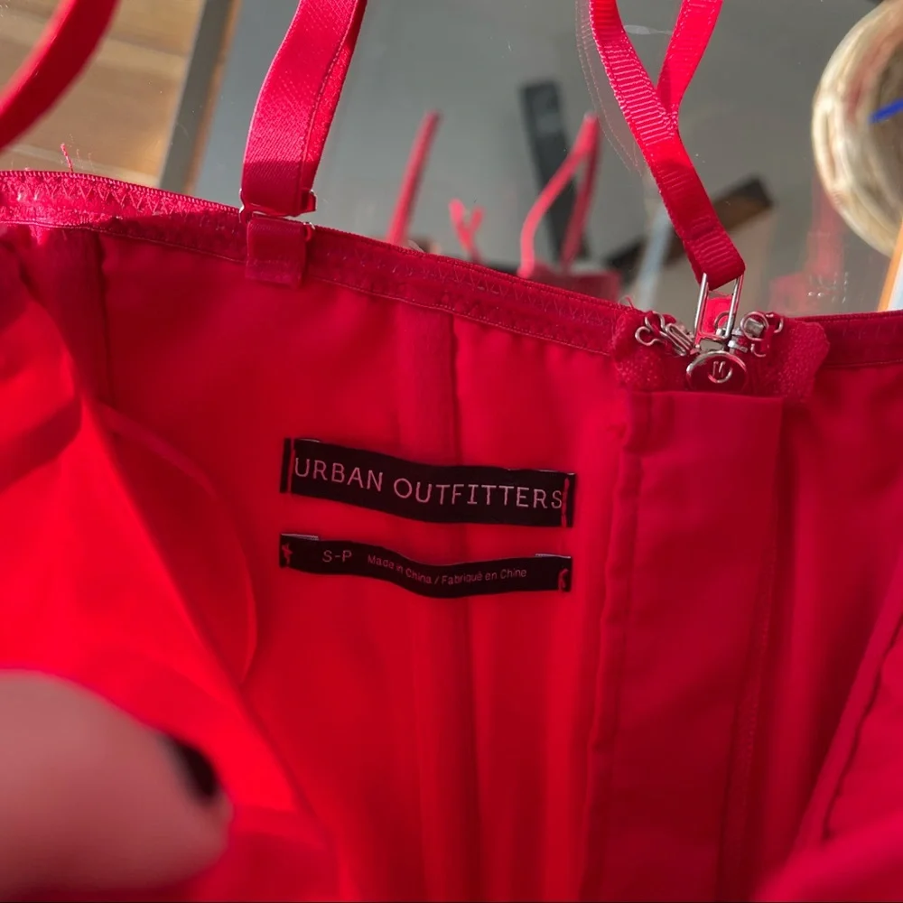 Urban Outfitters red corset top - Picture 2 of 2